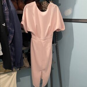 ASOS Blush Pink Midi Dress